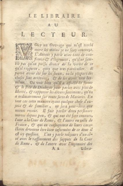 Histoire anecdote de la cour de Rome. La part qu'elle …