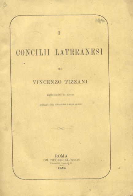 I CONCILII LATERANESI.