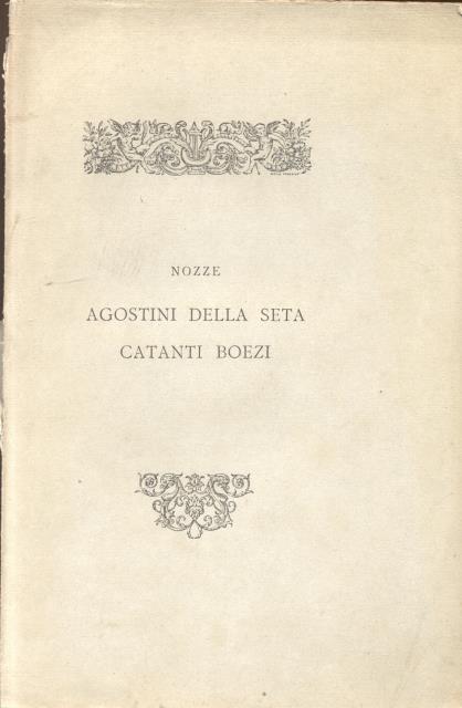 I MELANI A FIRENZE. Lettere artistiche. In occasione delle nozze …