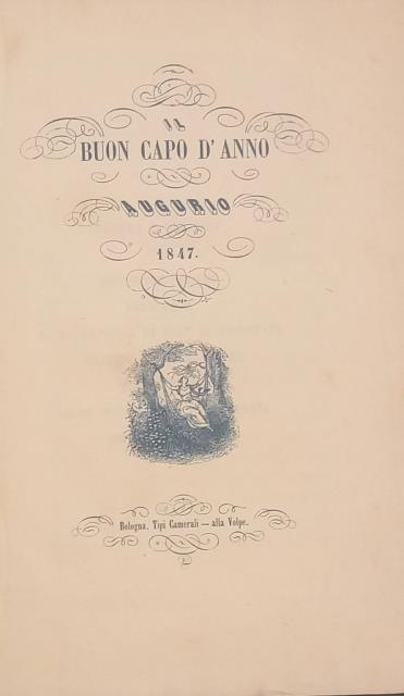 IL BUON CAPO D'ANNO. AUGURIO. 1847.