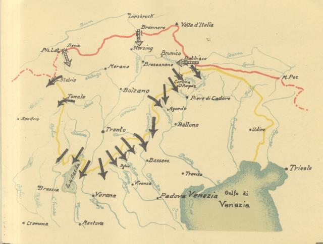 IL CONFINE D'ITALIA. Conferenza pro "Casa del Soldato". Verona, Aprile …