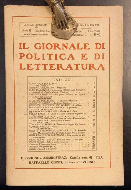 IL GIUSTI IN ALCUNI COMMENTI BIOGRAFICI DI PIER CIRONI. Saggio …