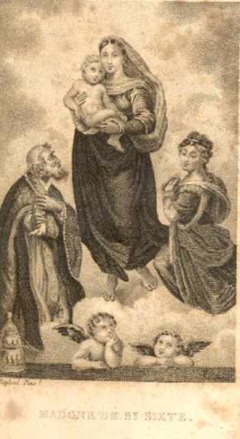 IMITATION DE LA SAINTE VIERGE. 1850 circa.