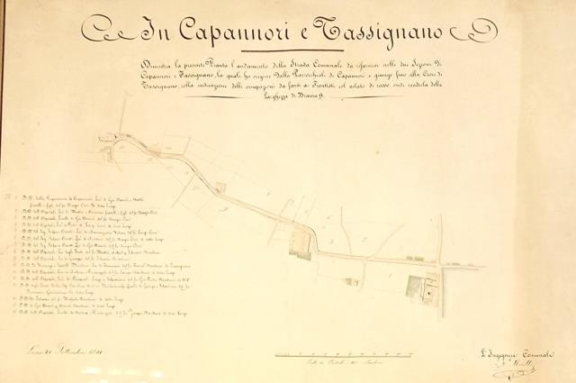 IN CAPANNORI E TASSIGNANO. Dimostra la presente Pianta l'andamento della …