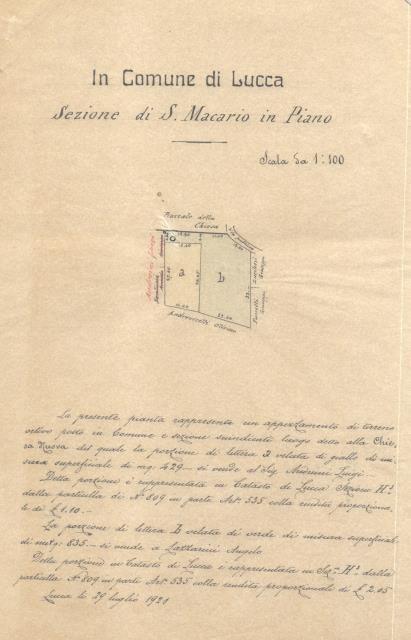 IN COMUNE DI LUCCA. Sezione di San Macario in Piano. …