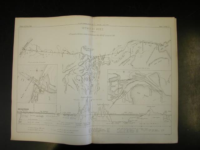 ISTMO DI SUEZ. Planimetria dell'Istmo secondo la triangolazione fatta dall'Ing. …