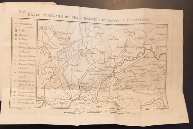 ITINÉRAIRE CURIEUX DES ENVIRONS DE SPA. Ou douze notices indiquant …