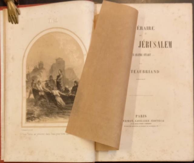 ITINÉRAIRE DE PARIS A JÉRUSALEM. Le quatre Stuart. Édition revue. …