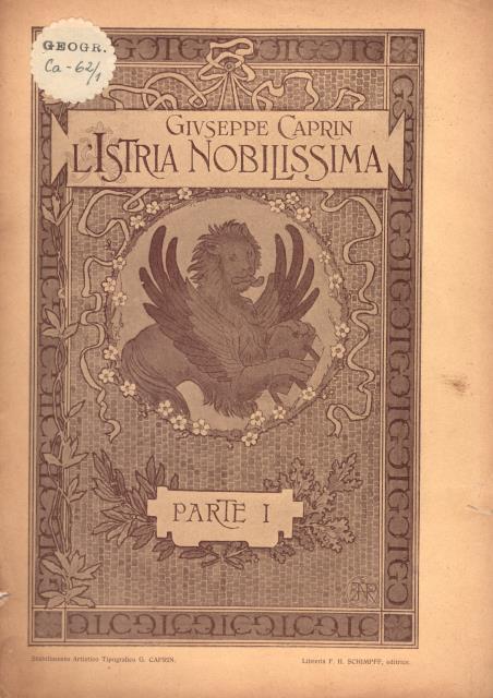 L'ISTRIA NOBILISSIMA. 1905-1907.