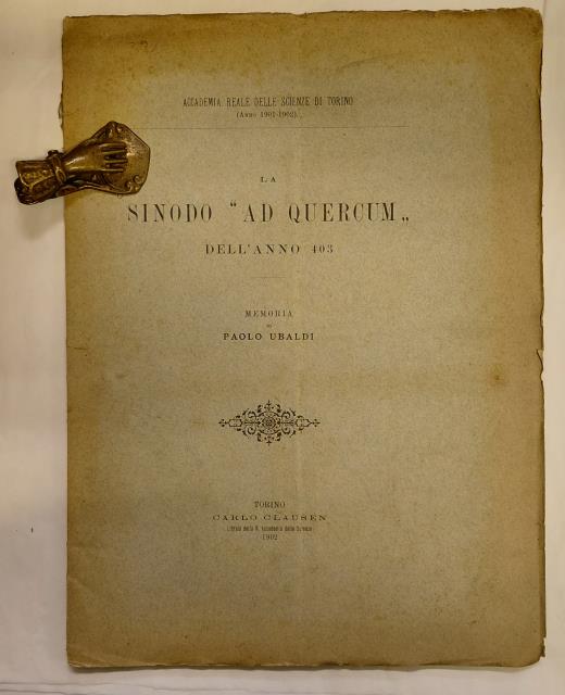 LA SINODO "AD QUERCUM" DELL'ANNO 403. Estratto da "Memorie della …