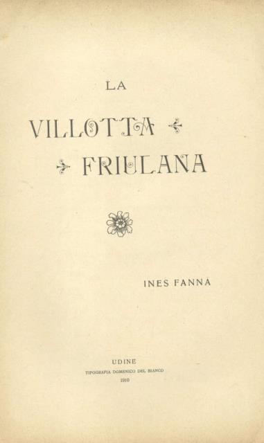 LA VILLOTTA FRIULANA.