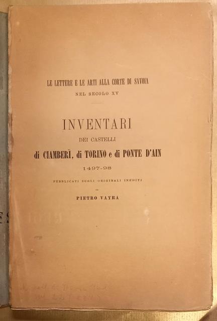 LE LETTERE E LE ARTI ALLA CORTE DI SAVOIA NEL …