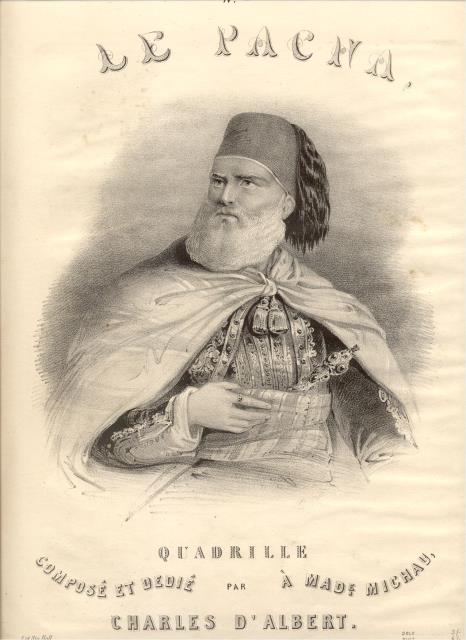 LE PACHA ("Ibrahim Pacha"). Cinque quadriglie per Pianoforte a quattro …