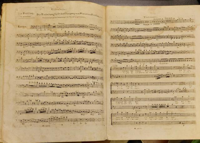 LE QUATTRO STAGIONI. Per Violoncello. Inizio XIX secolo (Pl.n°1277).