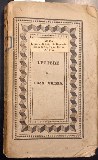 LETTERE AL CONTE FR. DI SANGIOVANNI. Ora per la prima …