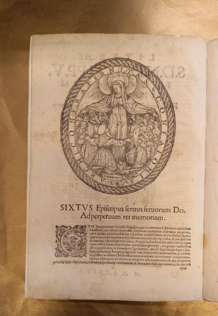 Literae s.d.n.d. Sixti Papae Quinti Facultatum et indulgentiarum pro subventione …