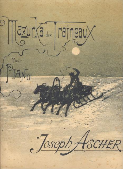 MAZURKA DES TRAINEAUX. Pour Piano.Nessuna indicazione editoriale.