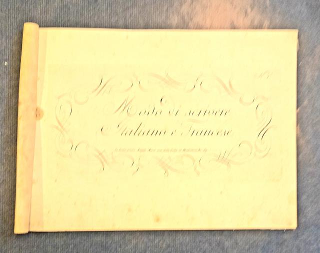 MODO DI SCRIVERE ITALIANO E FRANCESE. 1840 circa.