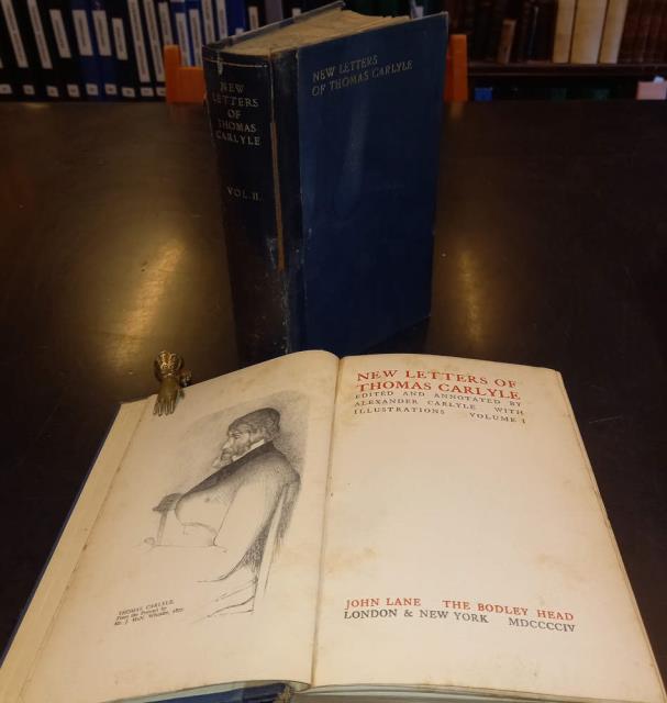 NEW LETTERS OF THOMAS CARLYLE. Edited and annotated by Alexander …