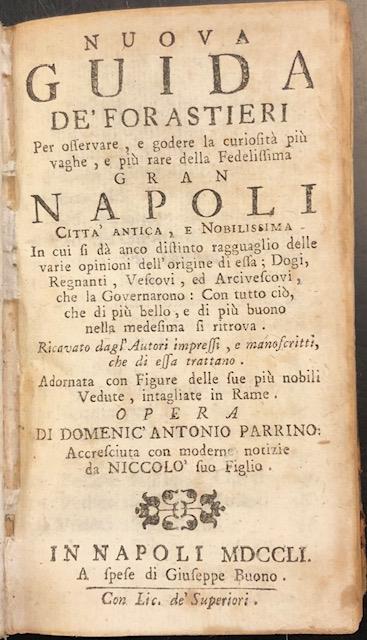 NUOVA GUIDA DE' FORESTIERI PER OSSERVARE, E GODERE LE CURIOSITA' …