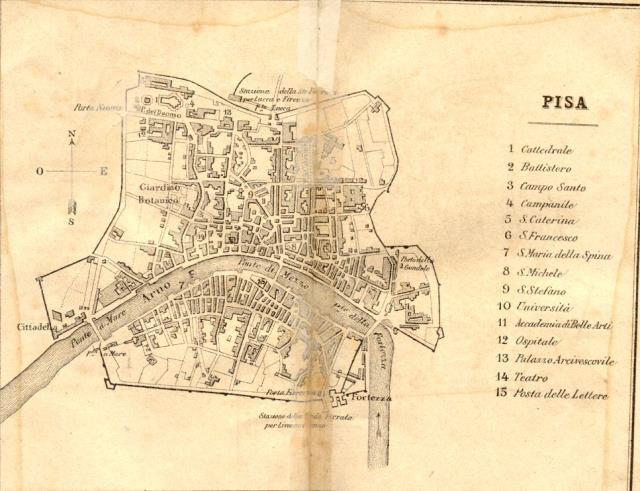 NUOVA GUIDA DI PISA. Storica, artistica, commerciale.