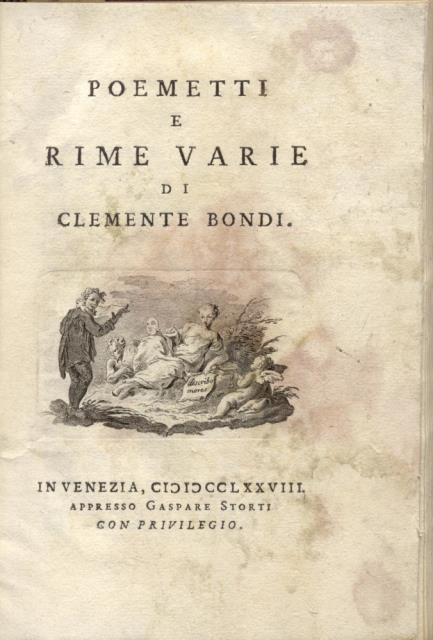 POEMETTI E RIME VARIE.