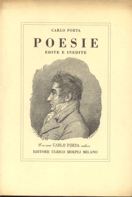 POESIE EDITE E INEDITE.