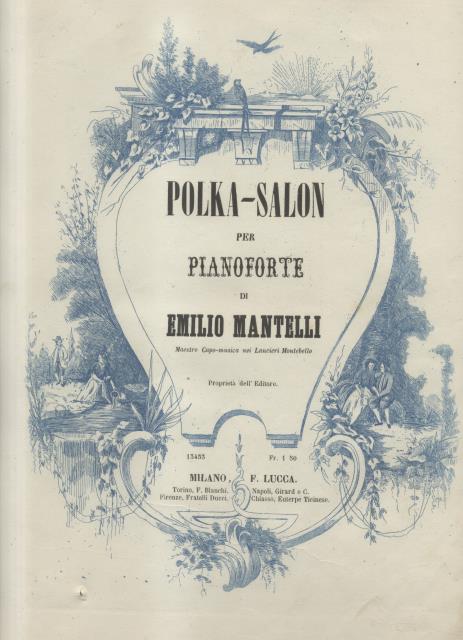 POLKA - SALON. Riduzione per Pianoforte (Pl.n°13453).