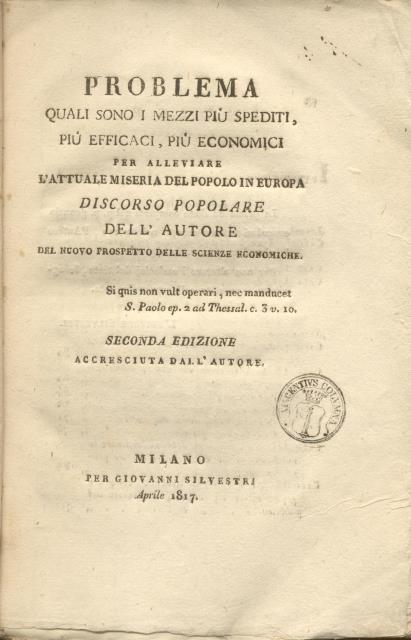 PROBLEMA: QUALI SONO I MEZZI PIU' SPEDITI, EFFICACI, ECONOMICI PER …
