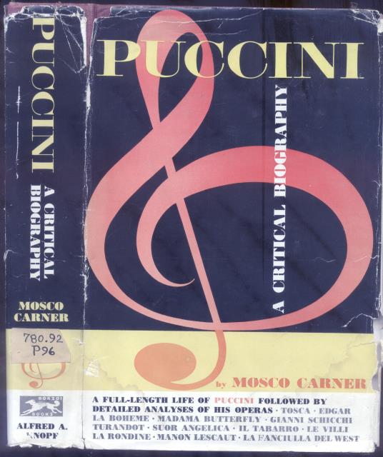 PUCCINI. A critical biography.
