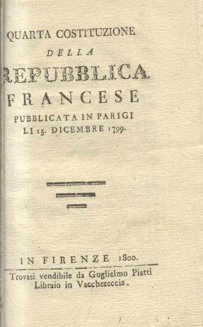 QUARTA COSTITUZIONE DELLA REPUBBLICA FRANCESE. Pubblicata in Parigi lì 15 …