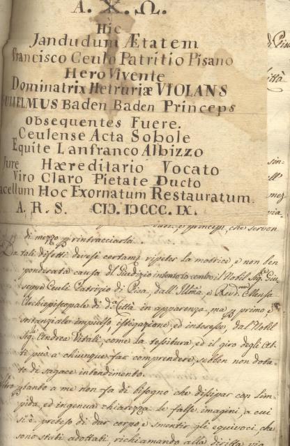 Raccolta di quattro manoscritti giuridici ottocenteschi pisani.