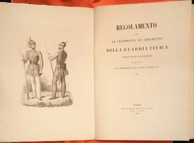 REGOLAMENTO PER LE VESTIMENTA ED ARMAMENTO DELLA GUARDIA CIVICA NELLO …