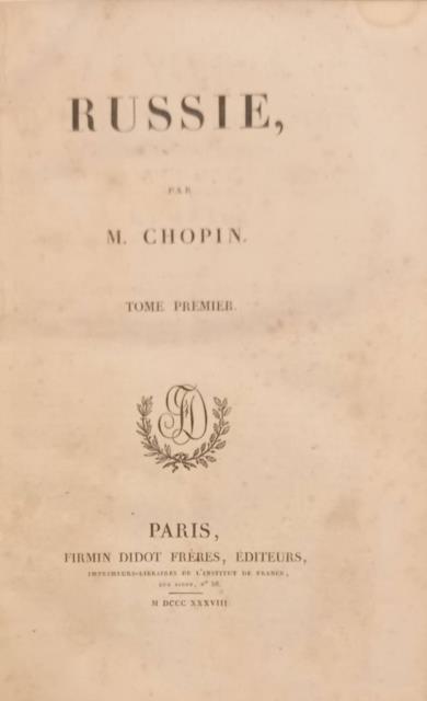 RUSSIE. Tome premier.