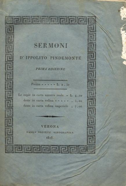 SERMONI. Edizione privilegiata.