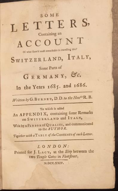 SOME LETTERS CONTAINING AN ACCOUNT OF WHAT SEEM'D MOST REMARKABLE …