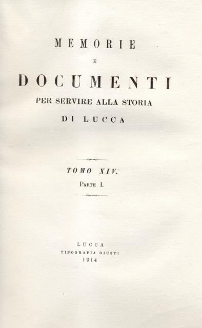 SPETTACOLI LUCCHESI NEI SECOLI XVII-XIX.