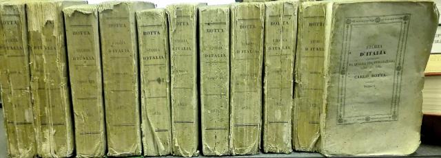 STORIA D'ITALIA. Continuata da quella del Guicciardini sino al 1789.