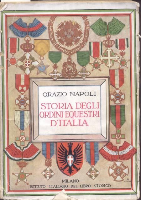 STORIA DEGLI ORDINI EQUESTRI D'ITALIA. 1930 circa.