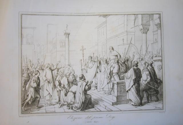 STORIA VENETA. Espressa in centocinquanta tavole inventate e disegnate da …