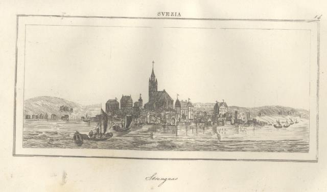 SVEZIA. L'Universo Pittoresco. (1838).
