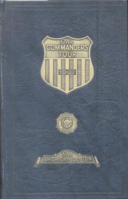 THE COMMANDERS TOUR. September 24th - October 11th 1927. In …