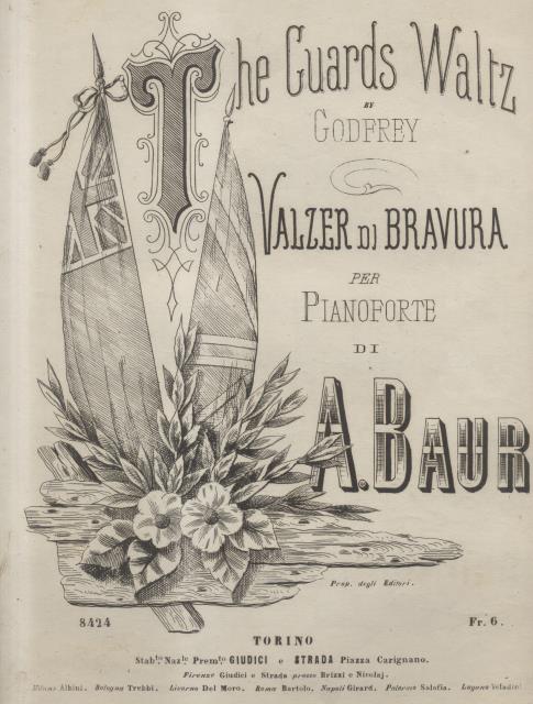 THE GUARDS WALTZ. Valzer di bravura di Godefrey (Pl.n°8424).