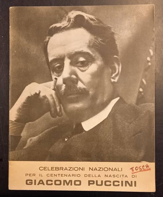 TOSCA. Dramma lirico in tre atti. Programma di sala per …