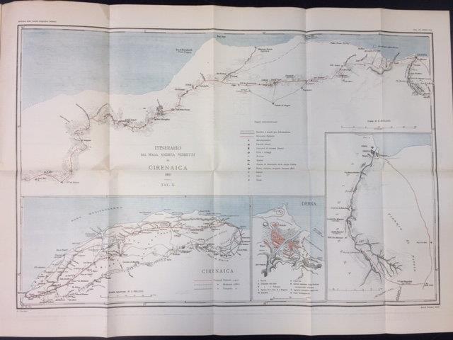 UN'ESCURSIONE IN CIRENAICA, 1901. Appunti di viaggio del socio, Maggiore …