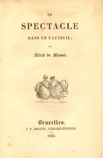 UN SPECTACLE DANS UN FAUTEUIL.