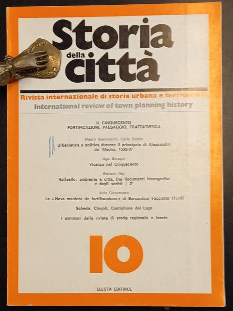 VICENZA NEL CINQUECENTO. Saggio contenuto in "Storia della città", n°10, …