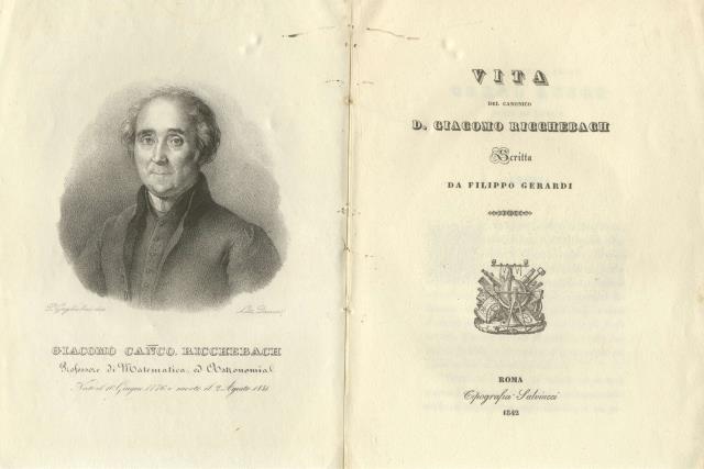 VITA DEL CANONICO D. GIACOMO RICCHEBACH.