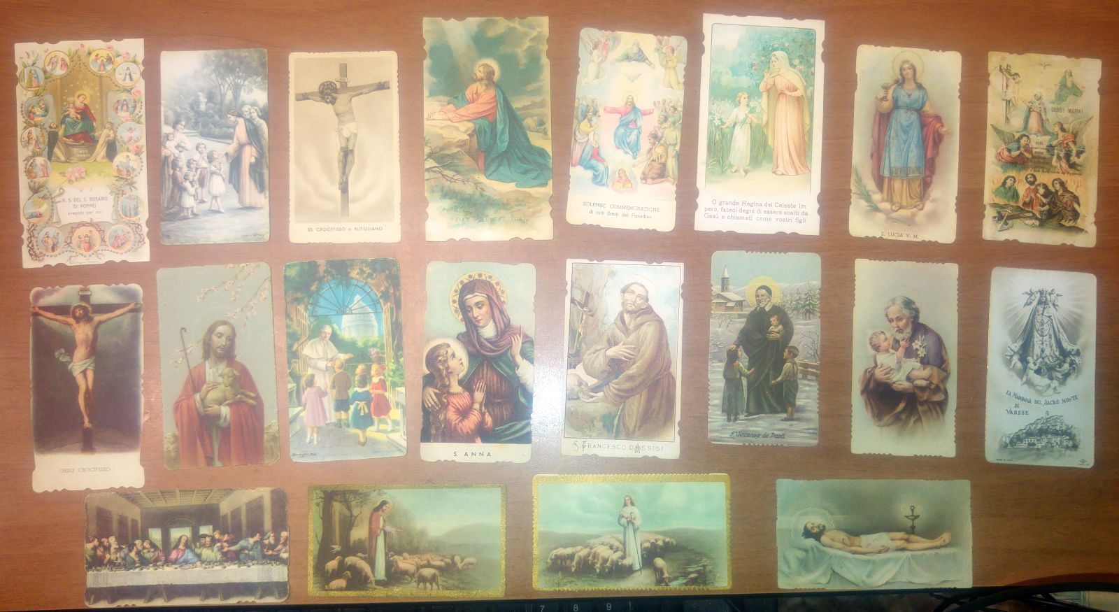 20 SANTINI Vario Genere Anni 30 40 Epoca Gesù Madonna …
