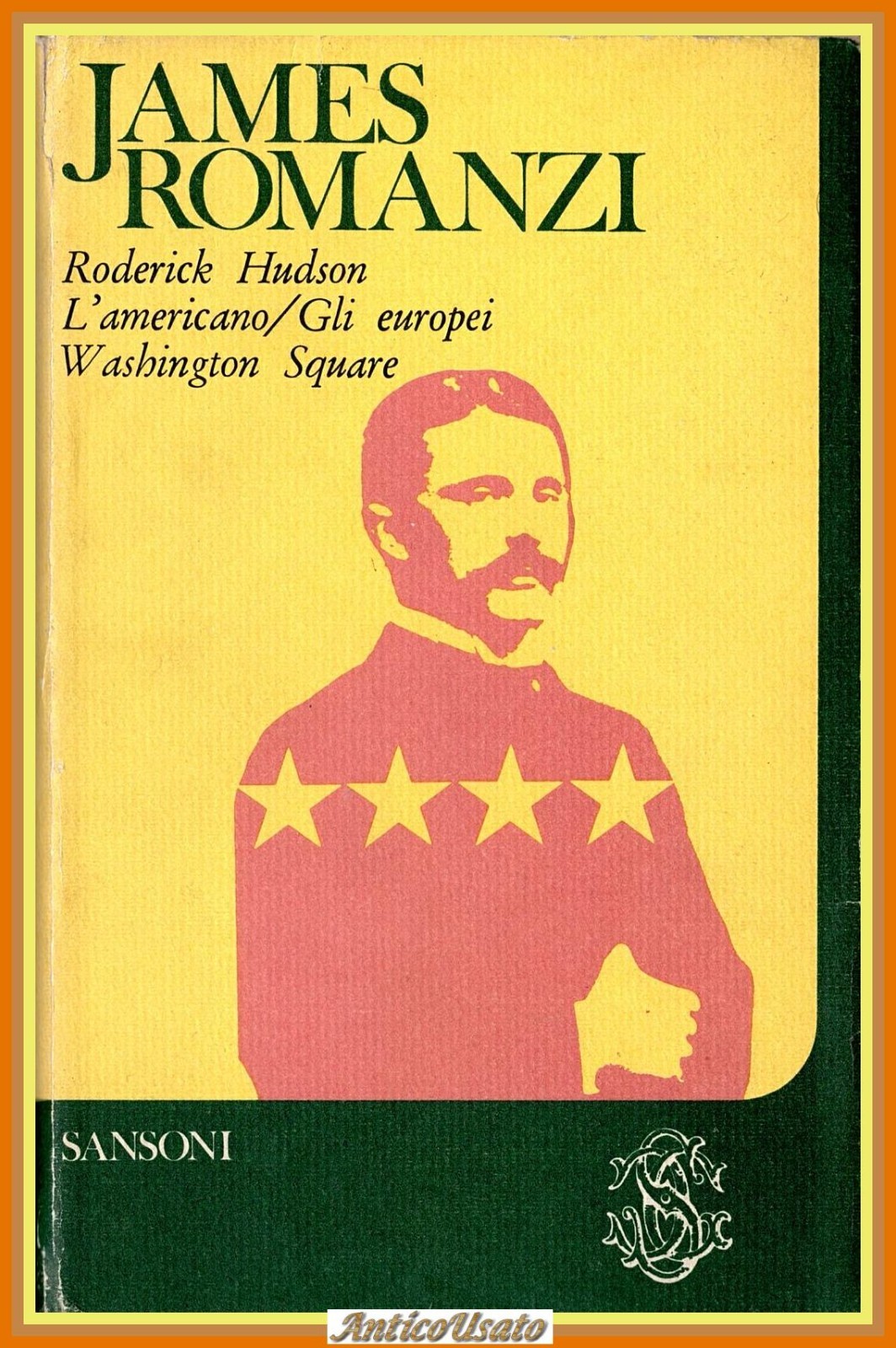 4 ROMANZI di Henry James 1965 Sansoni Libro L'americano europei …